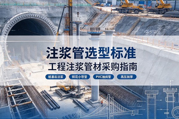 白沙注浆管选型标准