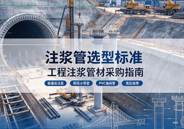白沙注浆管选型标准